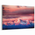 Framed Pikes Peak Art - Colorado Mountain at Sunset Scenic Prints
