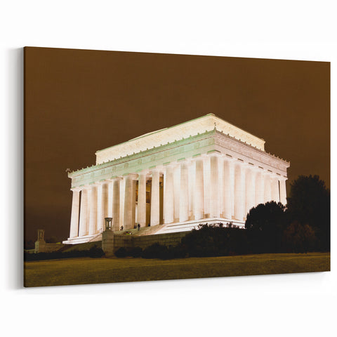 Lincoln Memorial Wall Art - Washington DC Landmark Canvas and Framed Prints