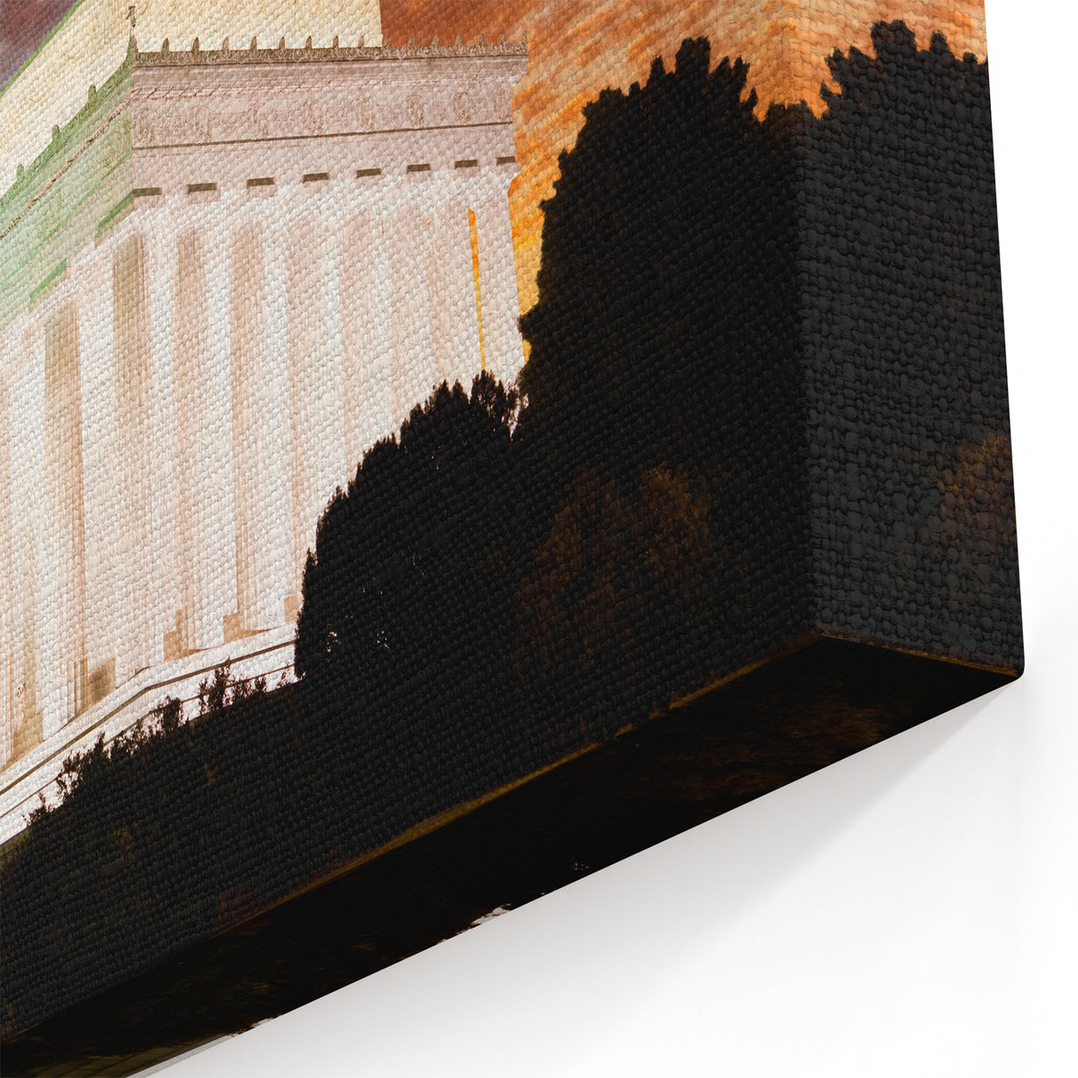 Lincoln Memorial Canvas - Majestic Washington DC Sunset Wall Art