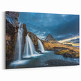 Iceland Landscape Art – Kirkjufell Mountain and Waterfall Print