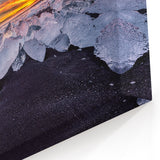 Iceland Photography – Diamond Beach at Sunset Canvas