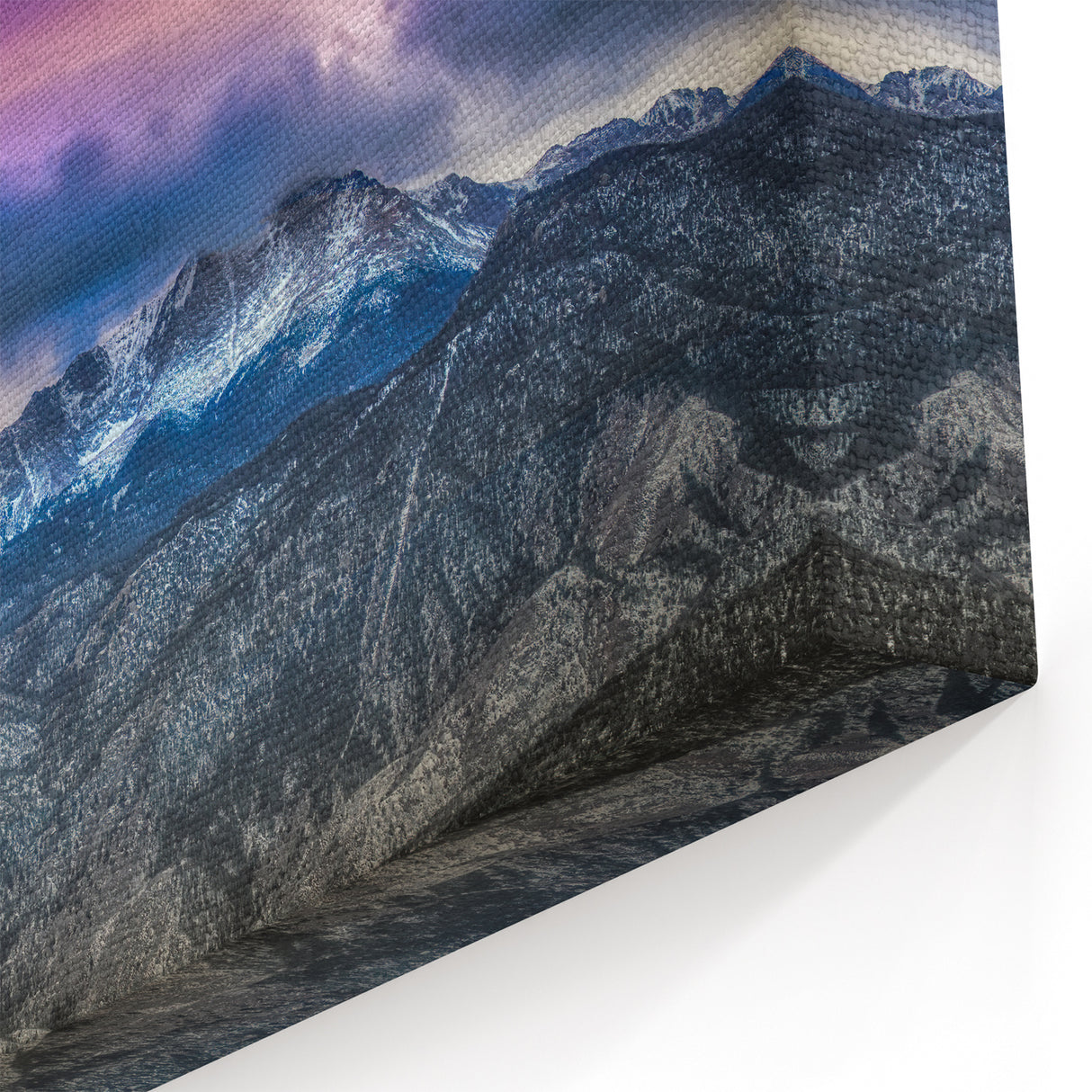 Colorado Landscape Art - Pikes Peak Photography with Vibrant Sky