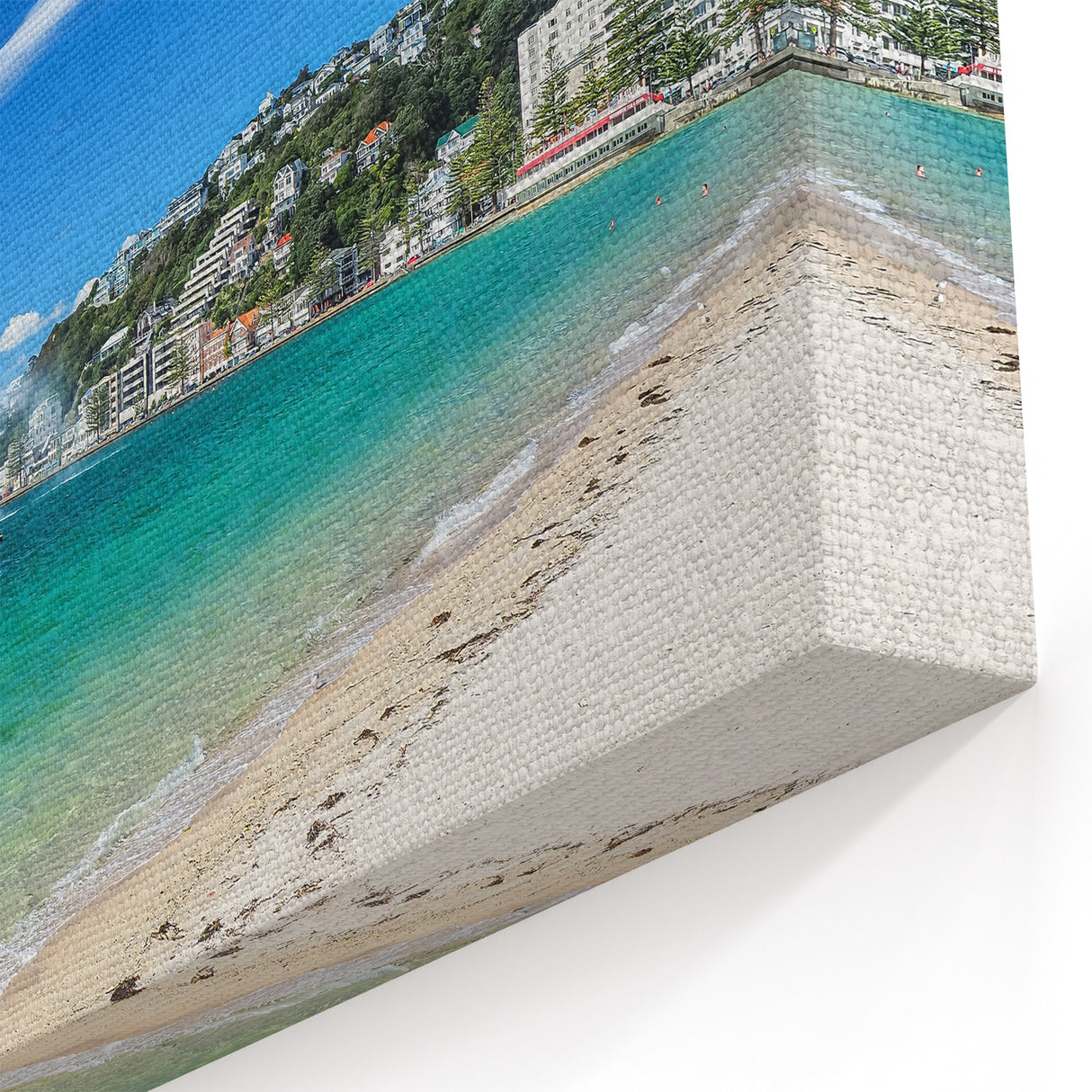 Wellington Wall Art – Stunning New Zealand Harbor Cityscape Canvas Print