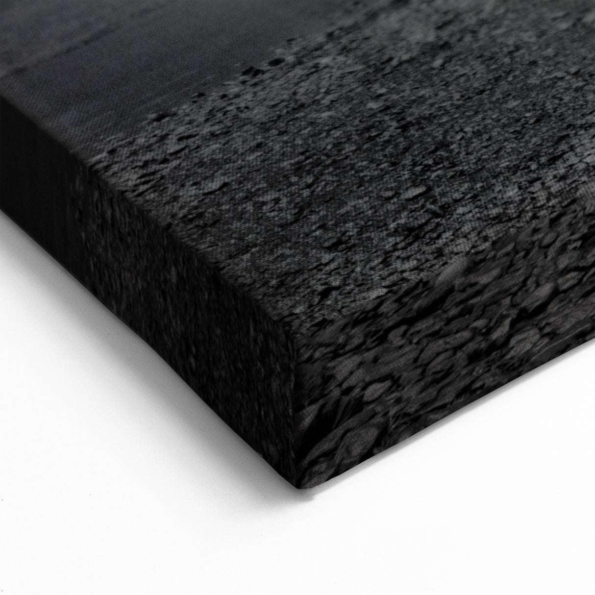 Iceland Waterfall Art – Skógafoss in Black and White Canvas