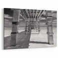 Black and White Daytona Beach Pier Photography - Coastal Florida Art