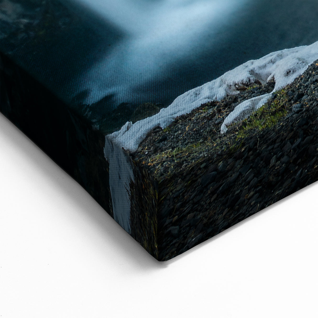 Iceland Canvas Prints – Kirkjufell Mountain and Waterfall Landscape