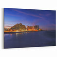 Daytona Beach Cityscape at Dusk - Vibrant Florida Art on Canvas