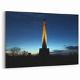 Wellington Skyline Art – Illuminated Obelisk New Zealand Cityscape Print