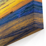 Daytona Beach Pier at Sunset - Vibrant Coastal Florida Art on Canvas