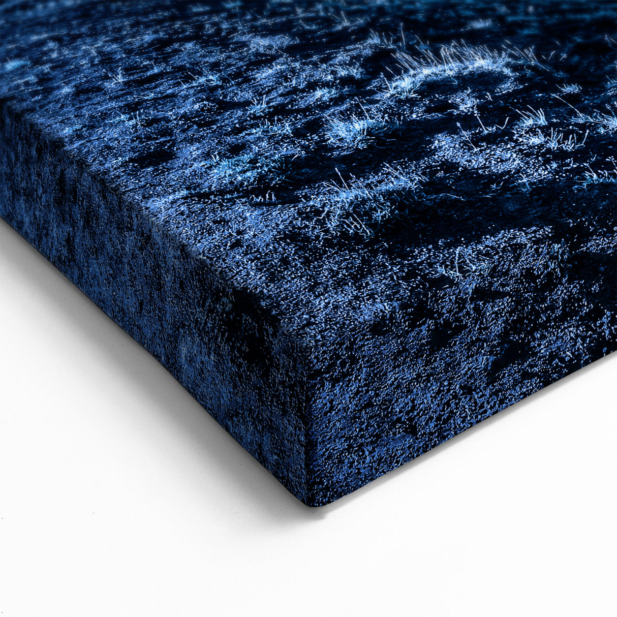 Iceland Scenery Art – Milky Way Over Crater Lake Canvas