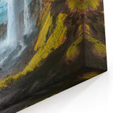 Iceland Wall Art – Behind Seljalandsfoss Waterfall Canvas
