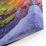 Glacial Art Prints – Kirkjufell Mountain at Sunset Canvas