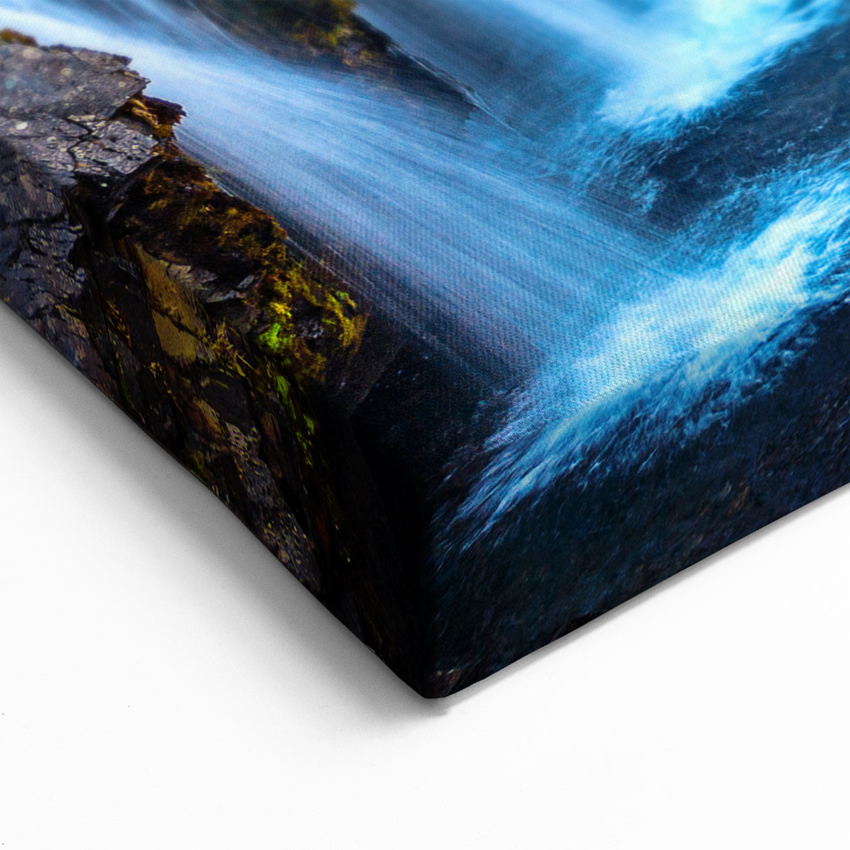 Iceland Waterfall Art - Kirkjufell Mountain Canvas
