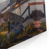 Wellington Lighthouse Dusk Wall Art