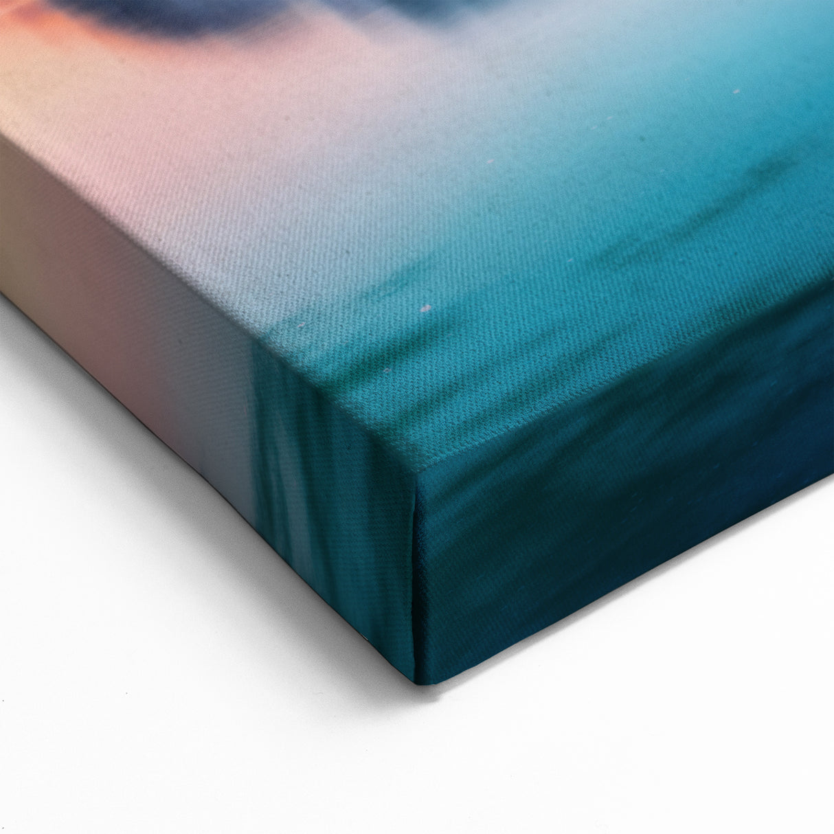 Glacial Art Prints - Northern Lights Over Snowy Mountains Canvas