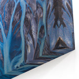 Iceland Canvas Prints - Aerial Glacial River Patterns Art