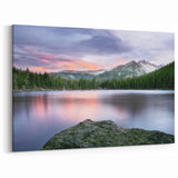 Rocky Mountains Landscape Art - Colorado Nature Wall Decor at Sunset