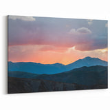 Colorado Mountain Scenery - Serene Rocky Mountains Sunset Wall Art