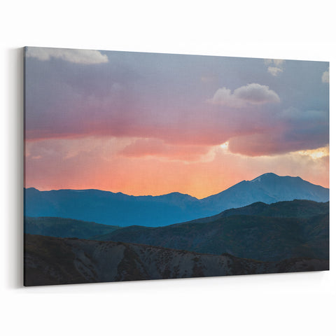 Colorado Mountain Scenery - Serene Rocky Mountains Sunset Wall Art