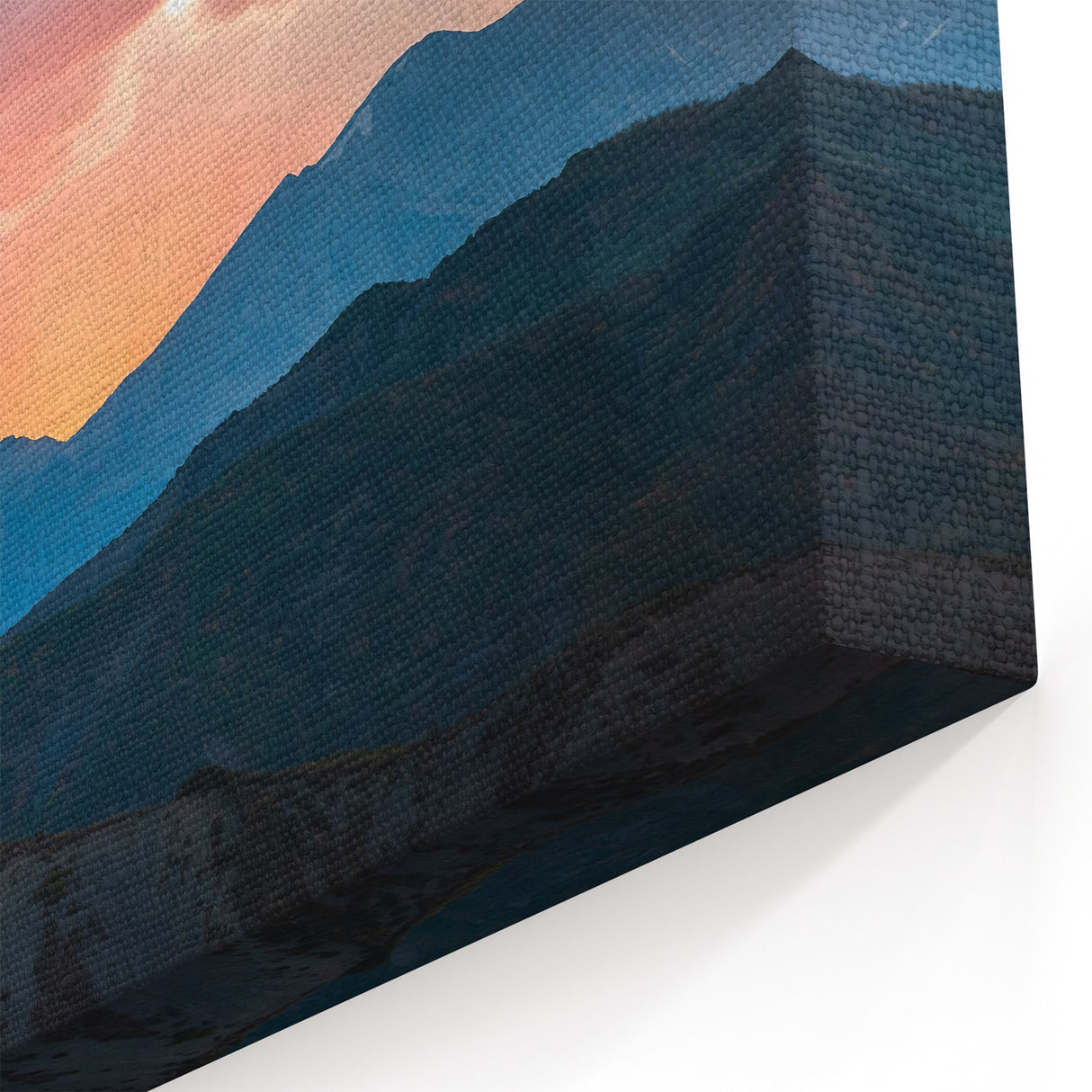 Colorado Mountain Scenery - Serene Rocky Mountains Sunset Wall Art