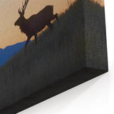 Majestic Elk at Sunset in Colorado Landscape - Rocky Mountain Art Prints