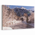 Telluride Colorado Winter Wall Art - Scenic Landscape Canvas Photography