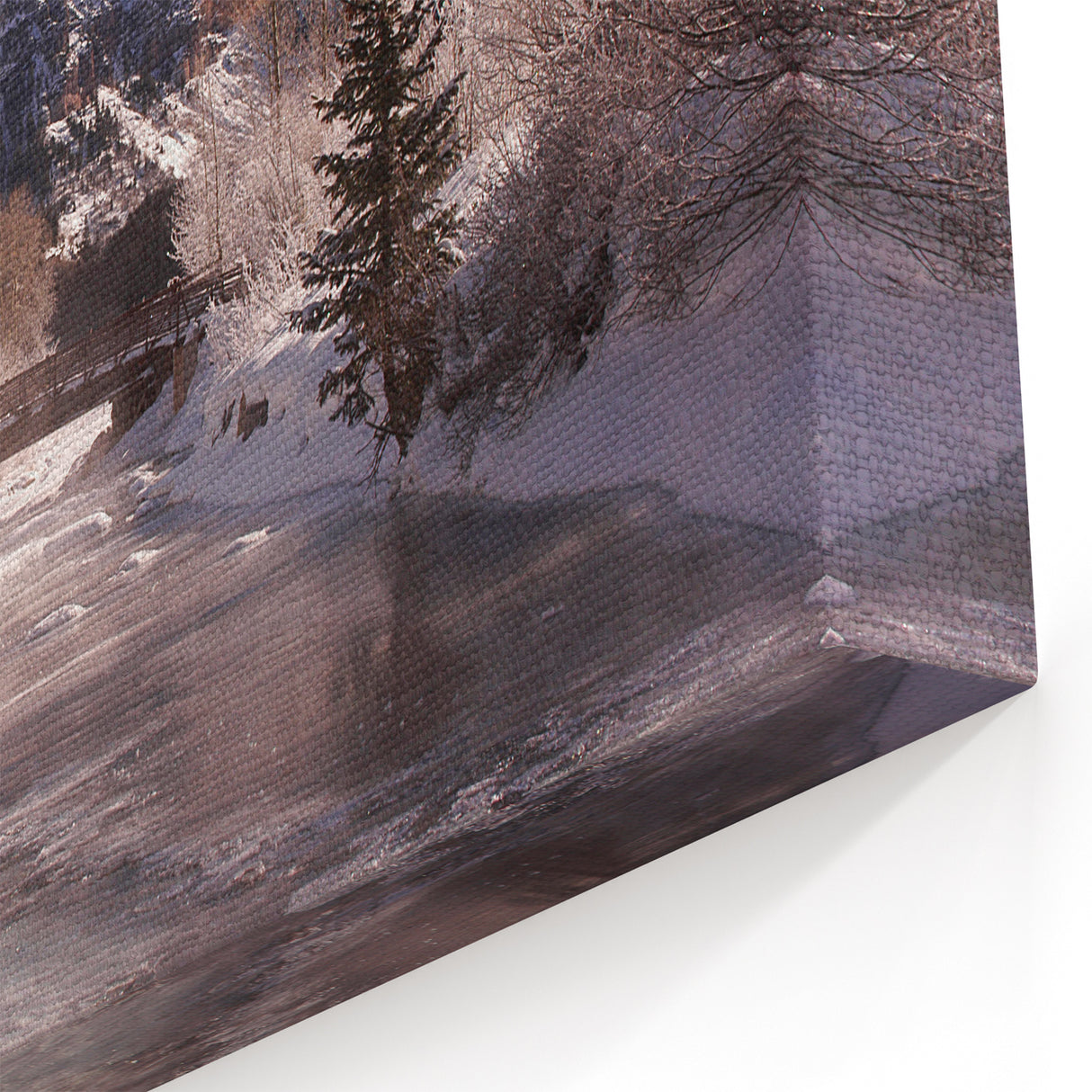 Telluride Colorado Winter Wall Art - Scenic Landscape Canvas Photography