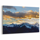 Telluride Sunset Wall Art - Colorado Mountain Landscape Photography Canvas