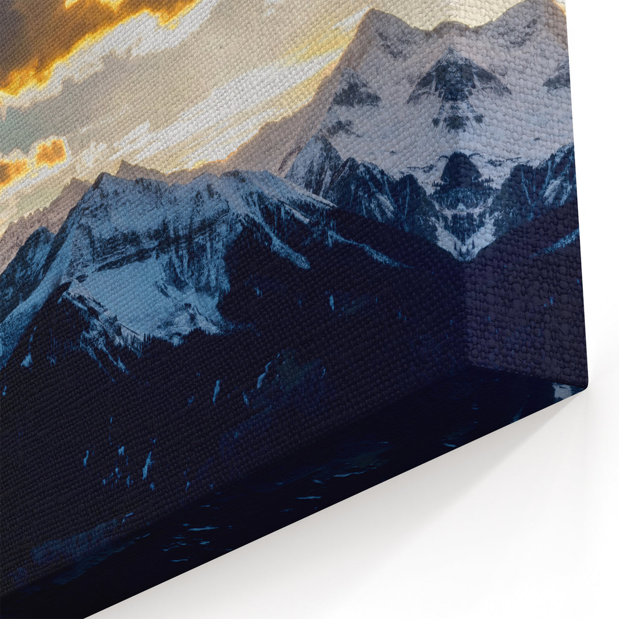 Telluride Sunset Wall Art - Colorado Mountain Landscape Photography Canvas