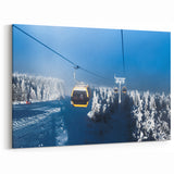 Telluride Ski Lift Wall Art - Scenic Colorado Winter Photography Canvas Print