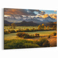 Telluride Landscape Canvas - Colorado Mountain and Meadow Photography Print