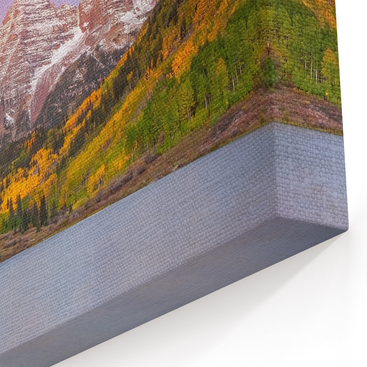 Stunning Maroon Bells Colorado Canvas - Scenic Mountain Wall Art Print
