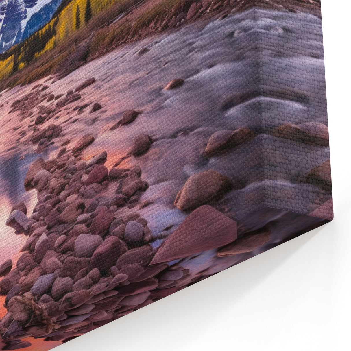 Beautiful Maroon Bells Colorado Canvas - Scenic Sunset Mountain Wall Art