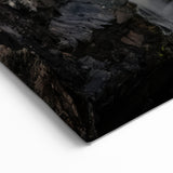 Iceland Waterfall Art - Northern Lights over Kirkjufell Landscape Print