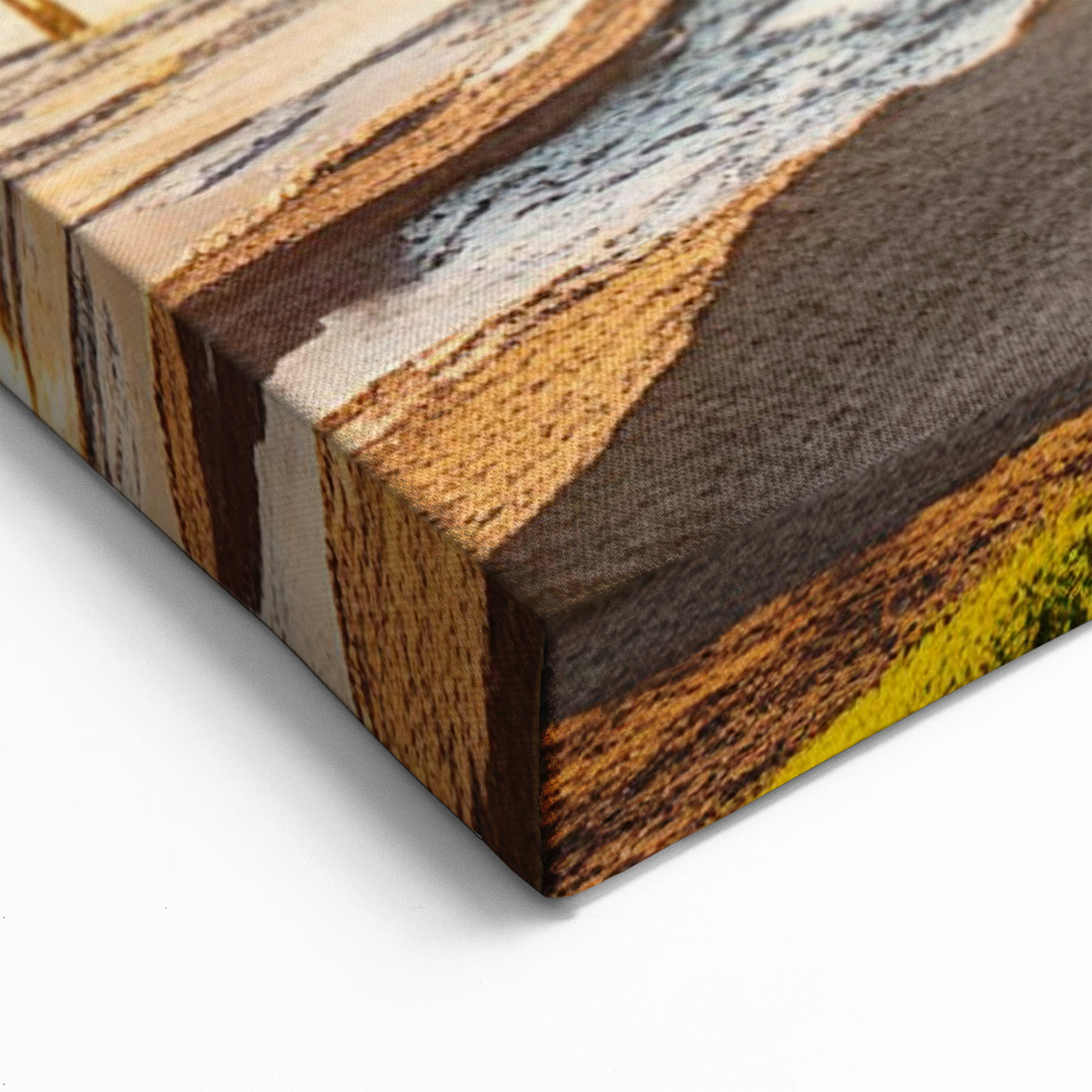 Iceland Scenery Art - Geysir Eruption at Sunset Iceland Canvas Print