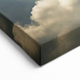 Capitol Building Wall Art - Iconic US Landmark with Flag and Dramatic Sky