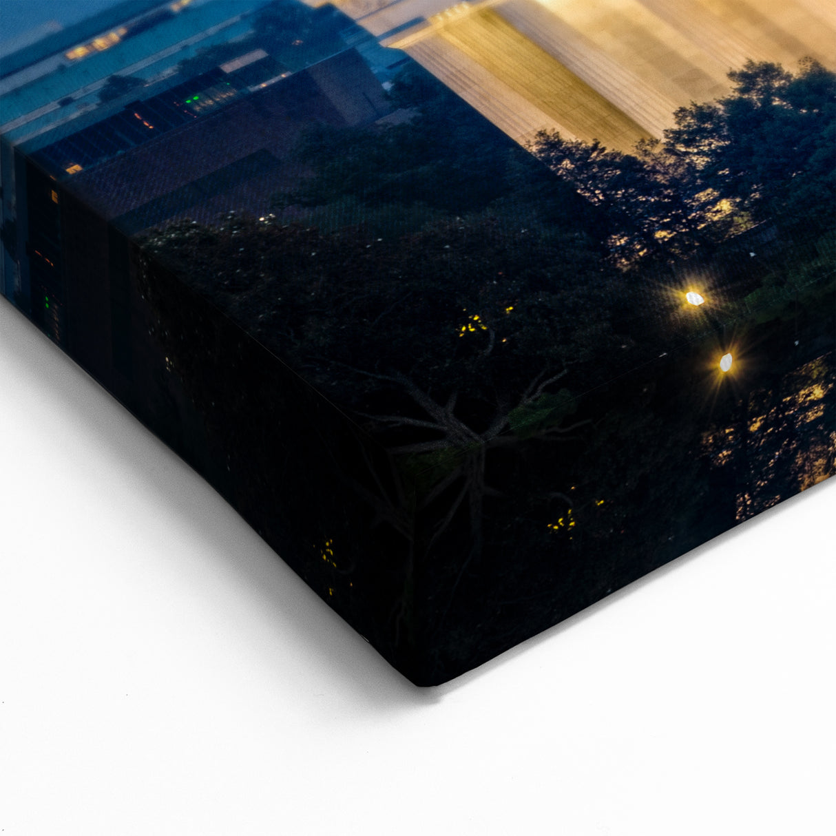 Lincoln Memorial and Washington Monument Wall Art - Moonlit Night