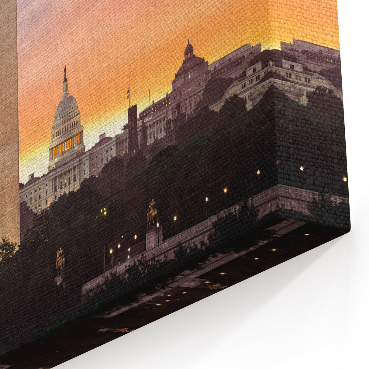 Lincoln Memorial at Sunrise Wall Art - Washington DC Monument Print