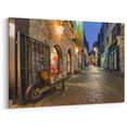 Ireland Wall Art - Charming Cobblestone Street in Evening Light