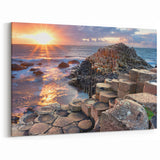 Ireland Nature Artwork - Giant's Causeway at Sunrise