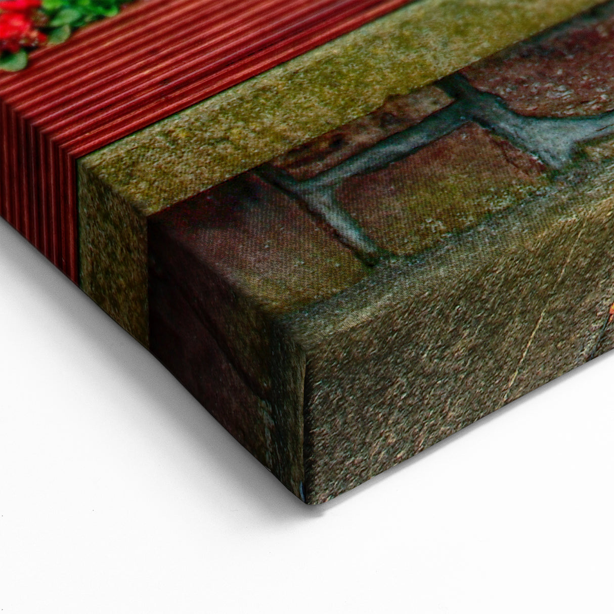 Ireland Wall Art - Vibrant Bicycle Against Stone Cottage Wall