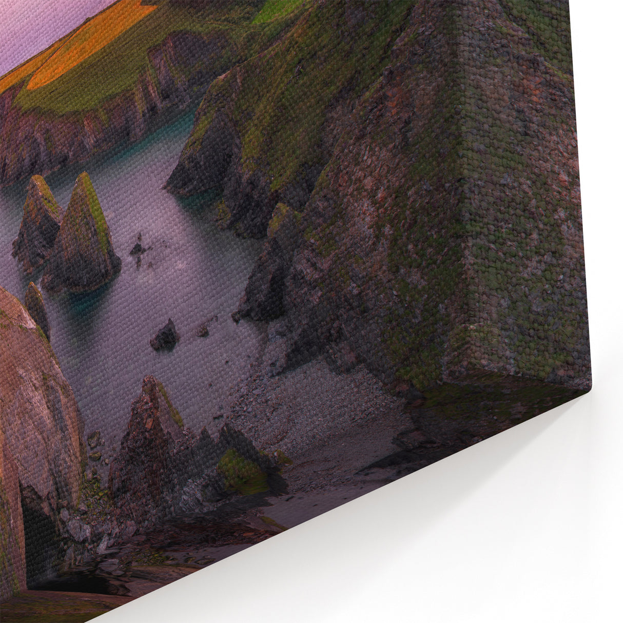 Beautiful Ireland Posters - Dramatic Coastal Cliffs at Sunset