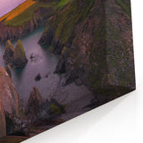 Beautiful Ireland Posters - Dramatic Coastal Cliffs at Sunset
