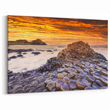 Ireland Nature Artwork - Giant’s Causeway at Sunset Print