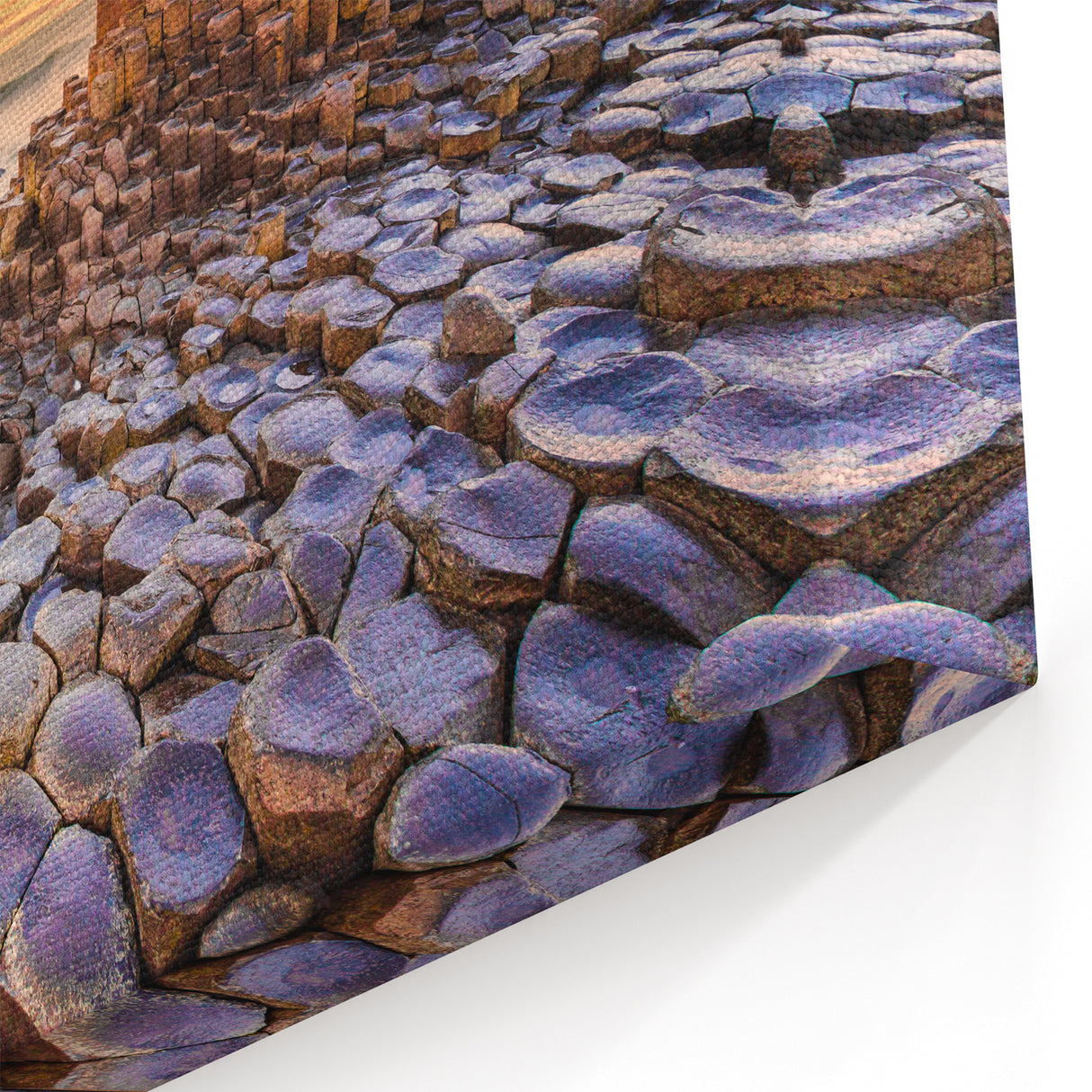 Ireland Nature Artwork - Giant’s Causeway at Sunset Print