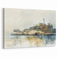 Alcatraz Wall Art – Historic San Francisco Bay Art Print