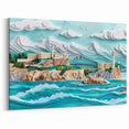 Alcatraz Island Pop Art – Vibrant San Francisco Bay Art Print