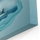 Alcatraz Island Paper Cut Art – Minimalist San Francisco Bay Print