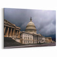 US Capitol Building Wall Art - Dramatic Washington DC Landmark Canvas Print