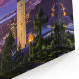 Berkeley California Wall Art – Scenic Cityscape on Stretched Canvas